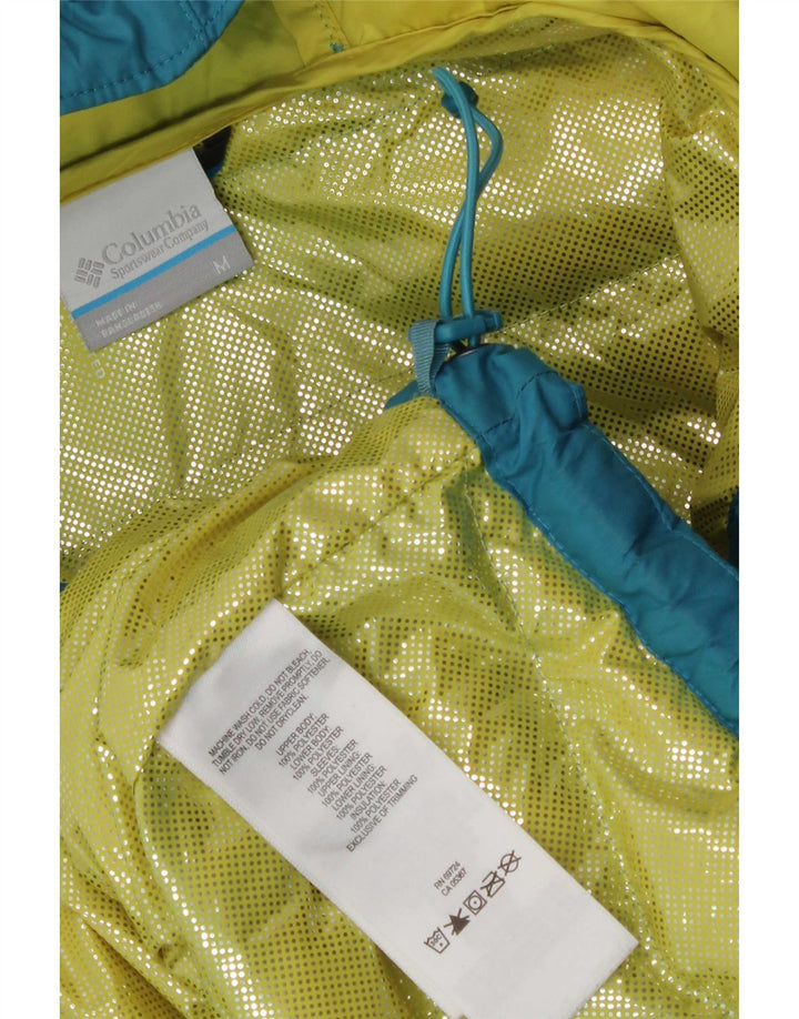 Columbia Mens Hooded Padded Jacket UK 38 Medium Blue Polyester