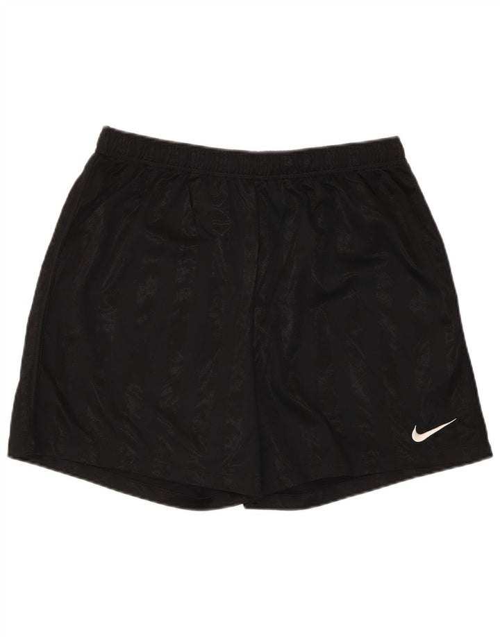 Nike Mens Sport Shorts Medium Black Striped Polyester