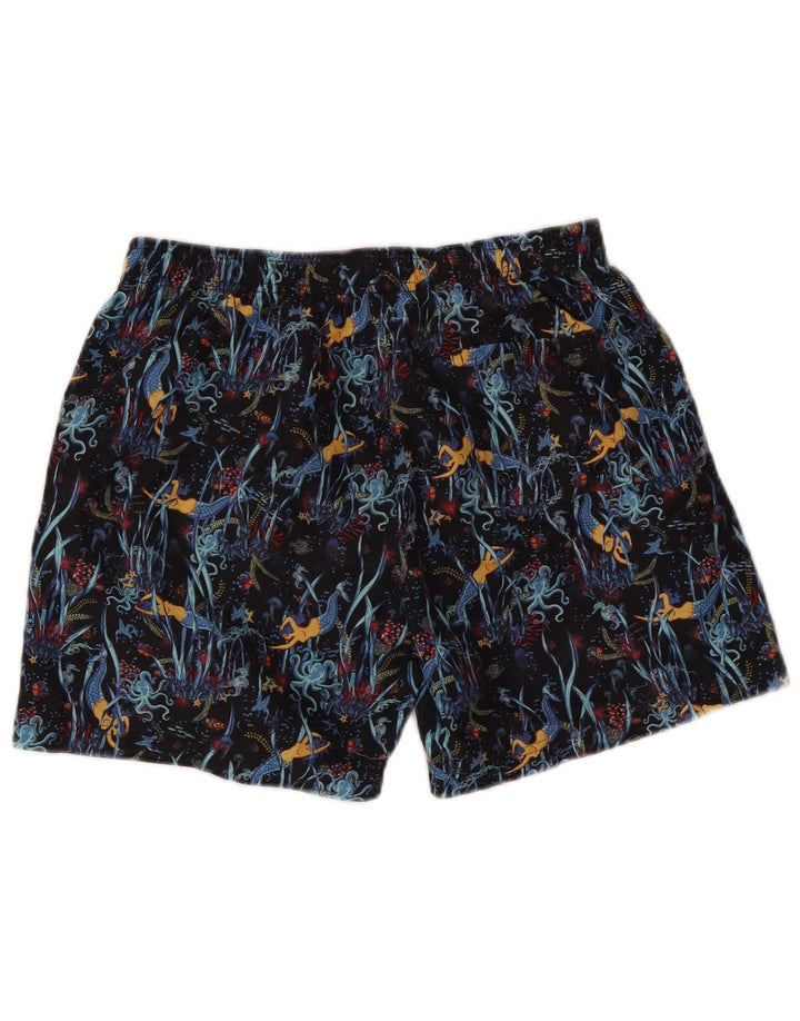 Scout Mens Abstract Pattern Swimming Shorts Small Multicoloured Polyester