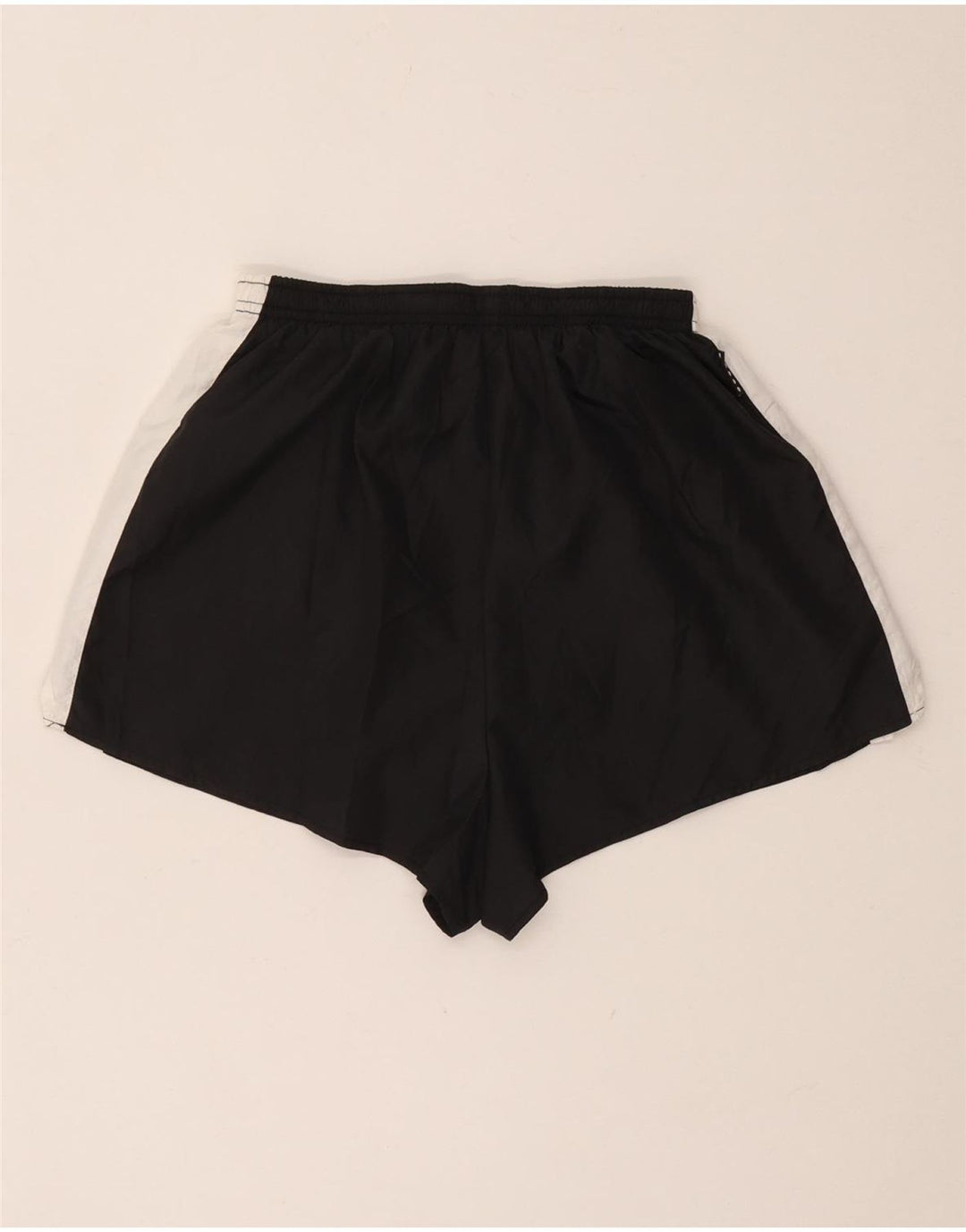 Nike Womens Sport Shorts US 8/10 Medium  Black Colourblock Polyester