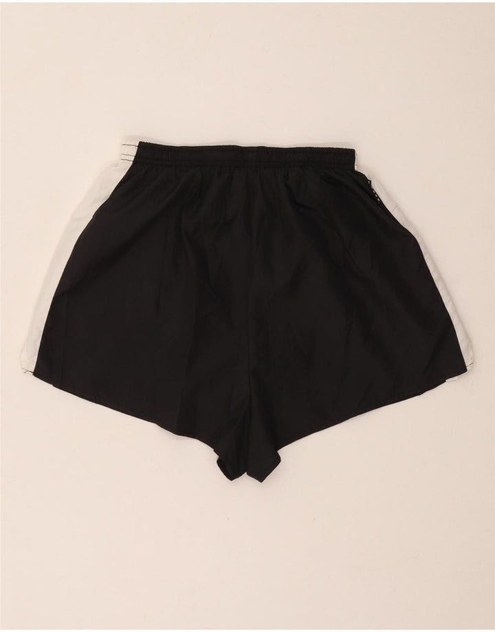 Nike Womens Sport Shorts US 8/10 Medium  Black Colourblock Polyester