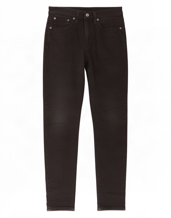 Levi's Mens 512 Slim Tapered Jeans W28 L32 Black Cotton