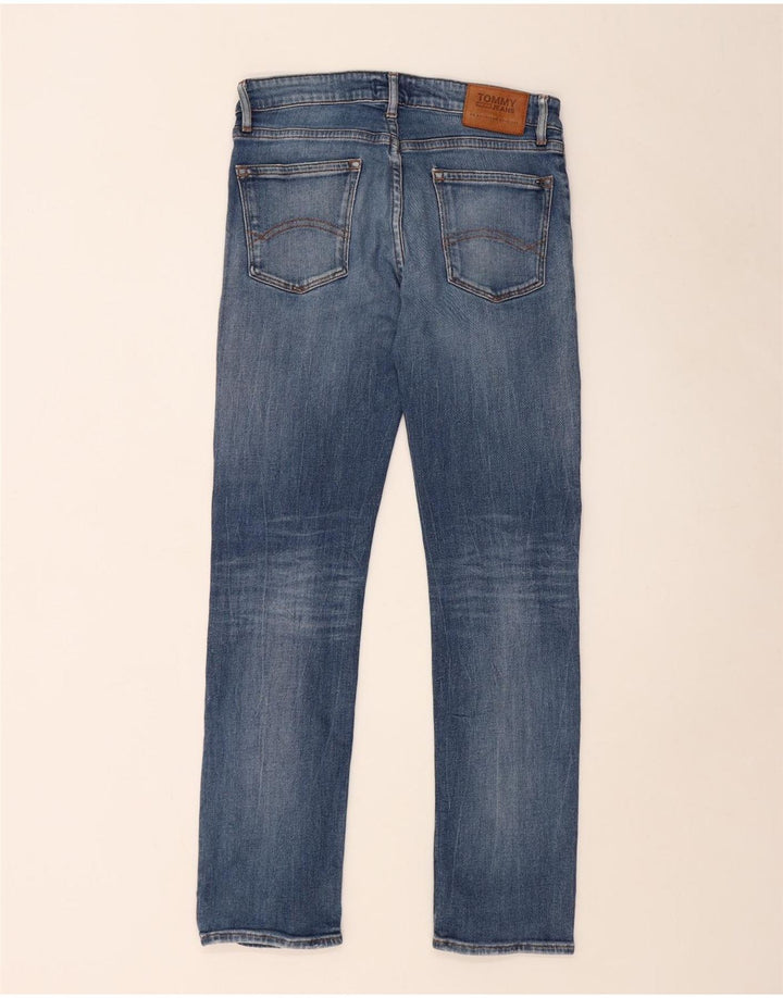 Tommy Hilfiger Mens Ryan Straight Jeans W32 L42 Blue Cotton