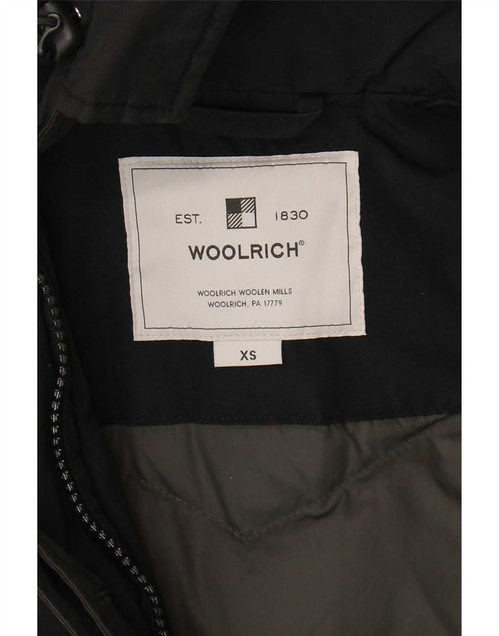 Woolrich Womens Hooded Oversized Padded Jacket UK 6 XS Black