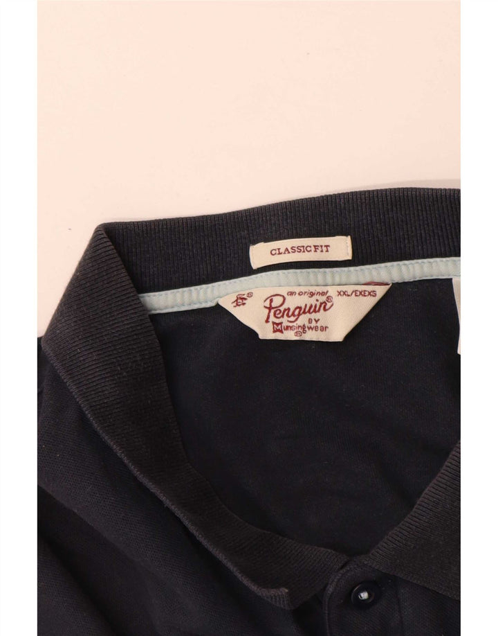 Penguin Mens Classic Fit Polo Shirt 2XL Navy Blue