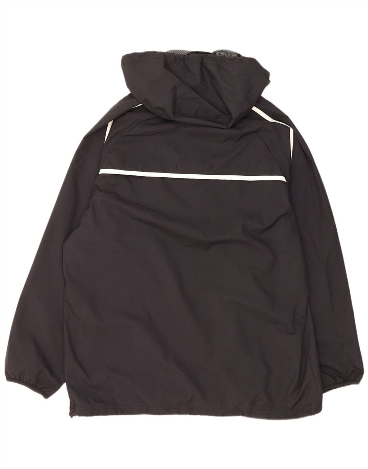 Canterbury Mens Hooded Pullover Rain Jacket UK 40 Large Black Nylon