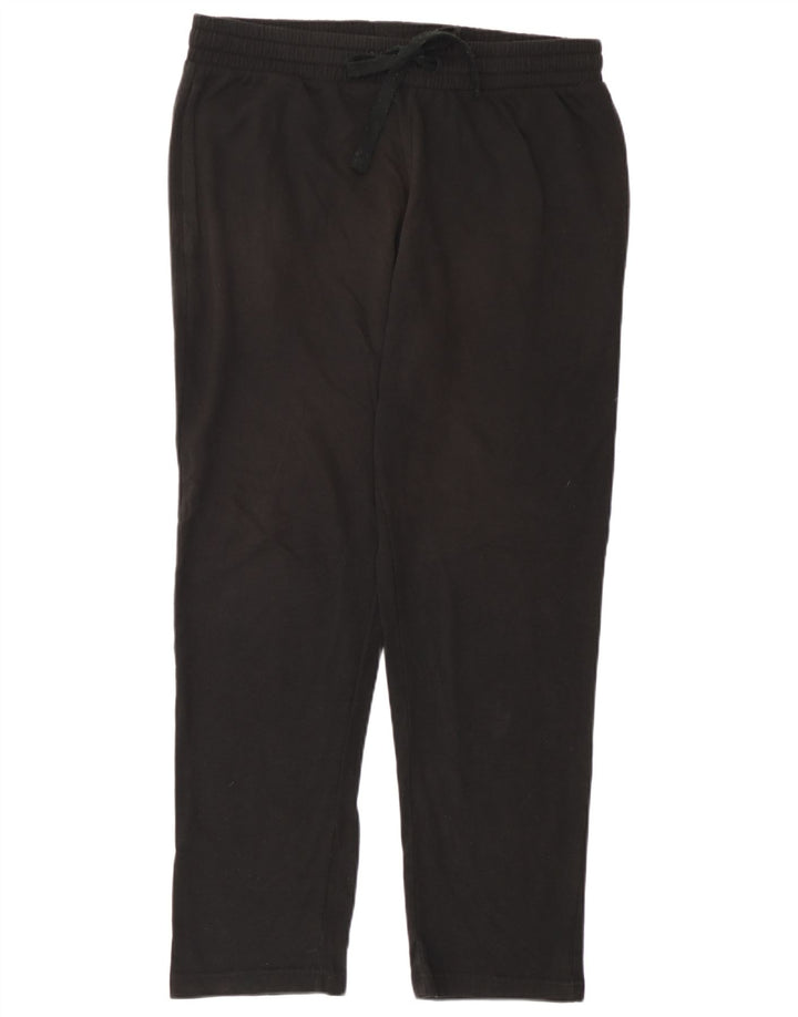 Marks & Spencer Mens Tracksuit Trousers Medium  Black Cotton