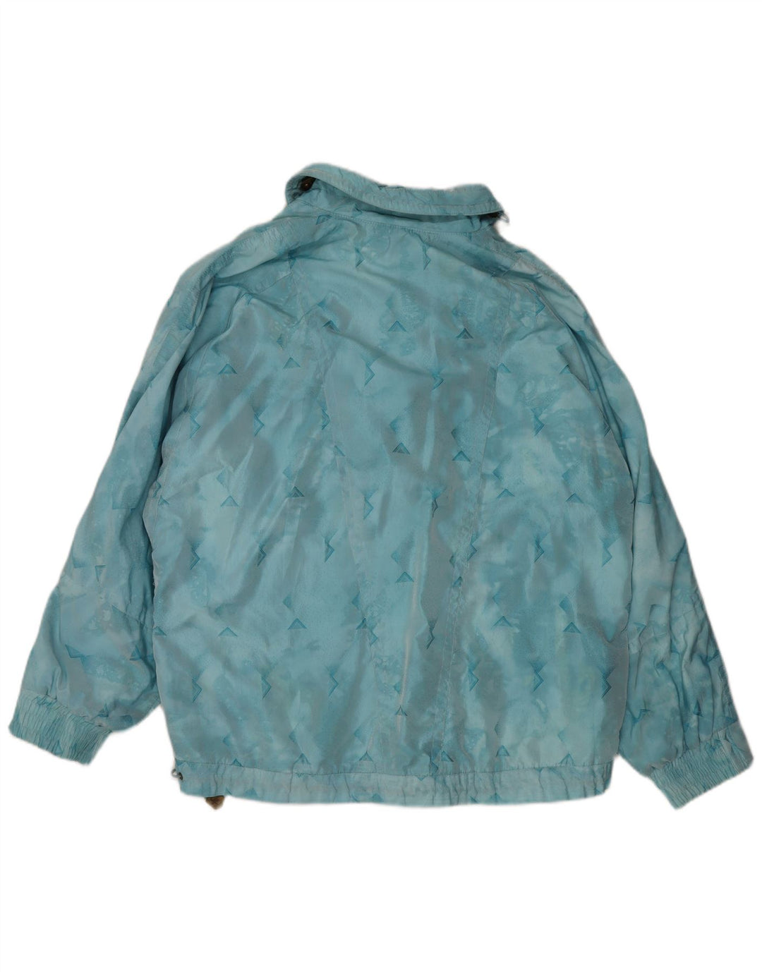 Emmegi Mens Pullover Ski Jacket UK 38 Medium Blue Geometric Polyamide