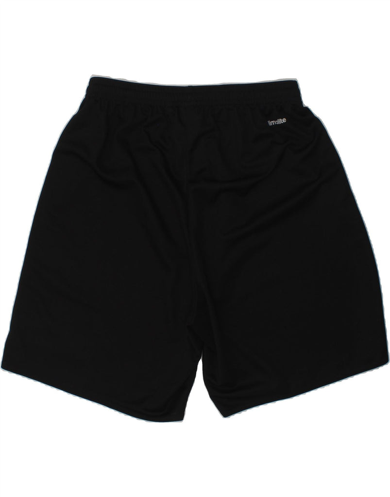 ADIDAS Boys Climalite Sport Shorts 7-8 Years Small Black Polyester | Vintage Adidas | Thrift | Second-Hand Adidas | Used Clothing | Messina Hembry 