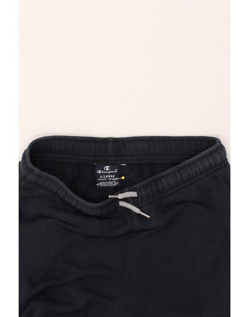 CHAMPION Boys Tracksuit Trousers Joggers 13-14 Years XL Navy Blue Cotton Vintage Champion and Second-Hand Champion from Messina Hembry 