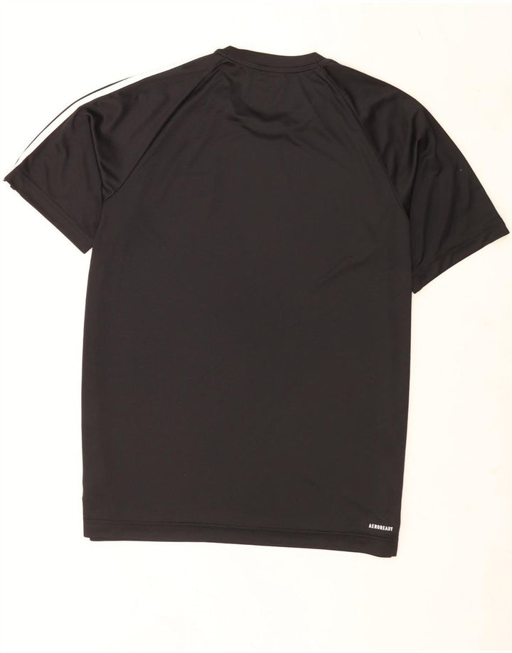 Adidas Mens Aeroready T-Shirt Top Large Black Polyester