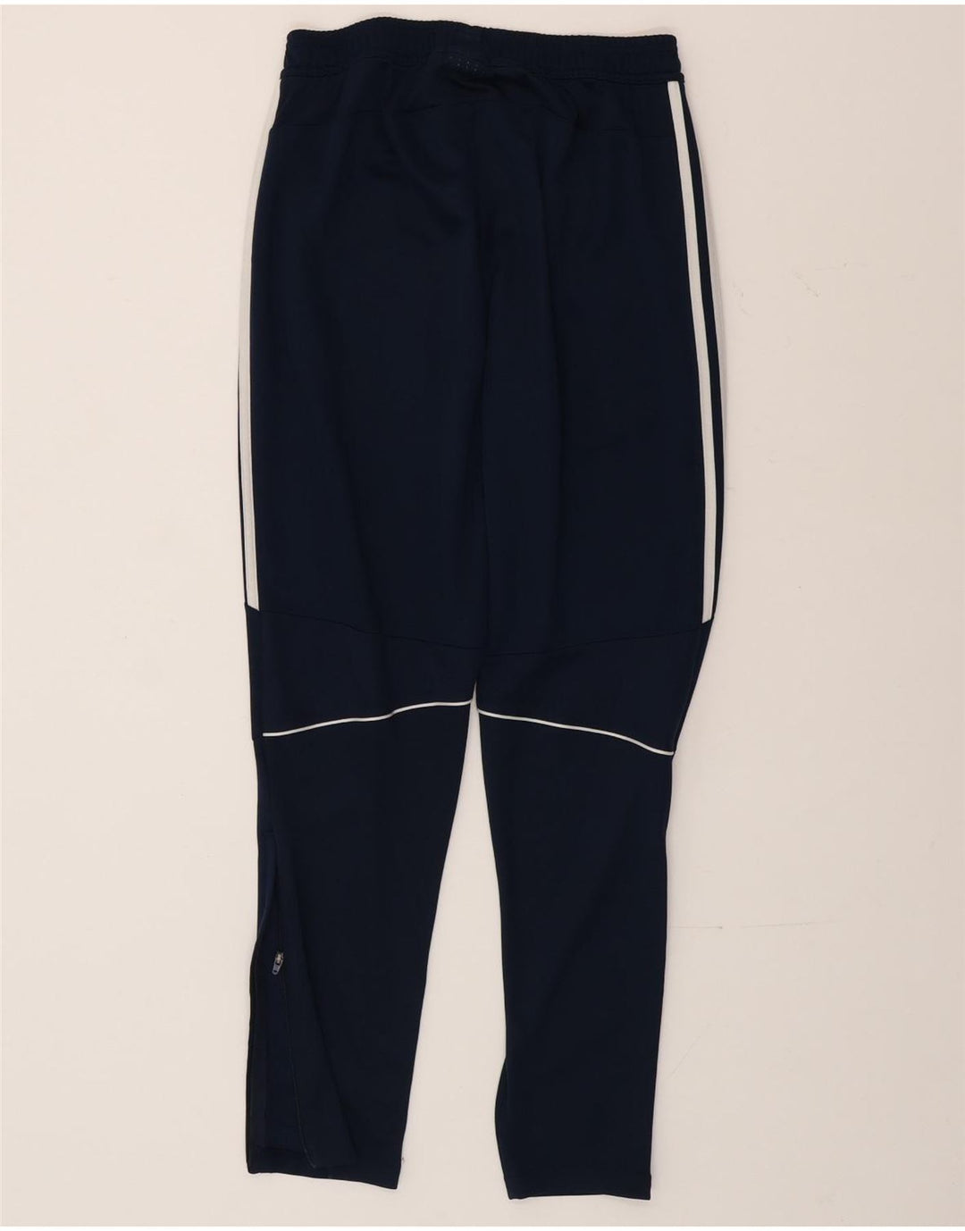 Adidas Mens Tracksuit Trousers Small  Navy Blue Polyester