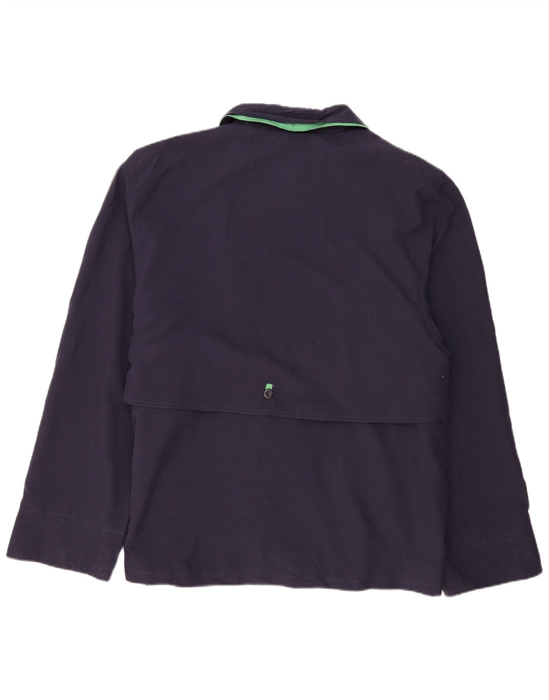 BIAGGINI Womens Oversized Bomber Jacket IT 50 XL Navy Blue Polyester