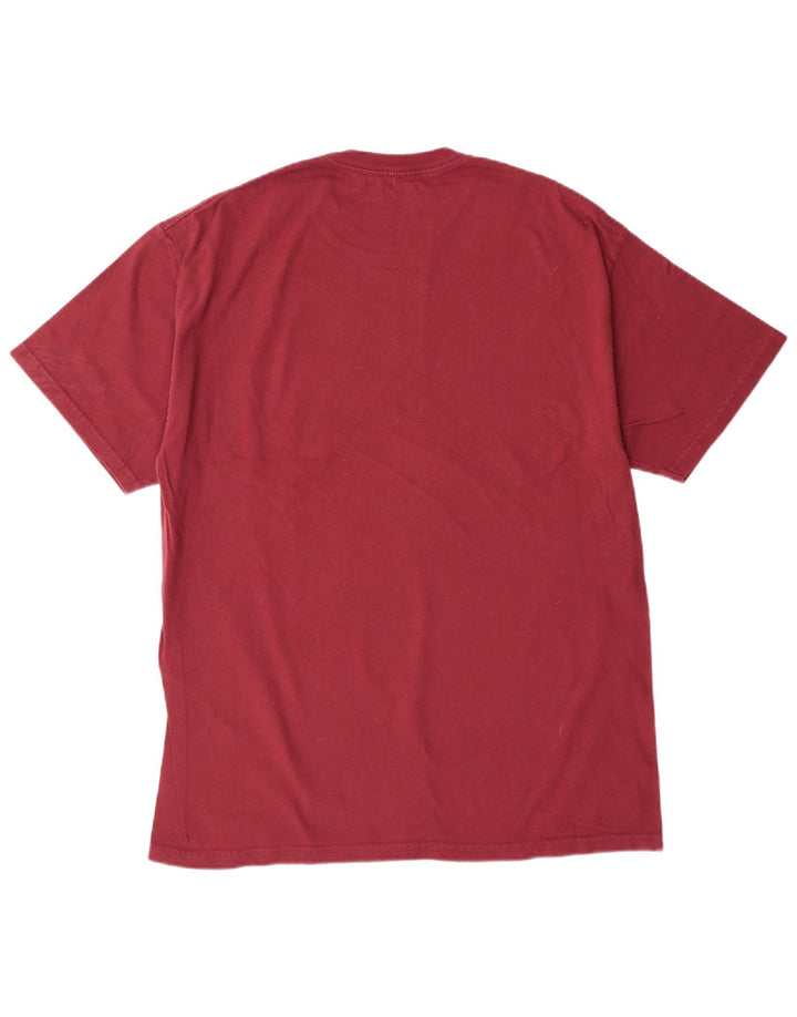 Volcom Boys 13-14 Years Large Burgundy Cotton