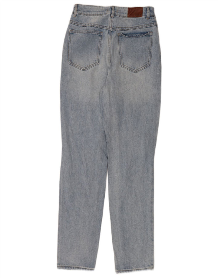 Roxy Womens Distressed High Waist Jeans W26 L30 Blue Cotton