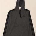 ADIDAS Mens Hoodie Jumper Medium Grey Cotton Vintage Adidas and Second-Hand Adidas from Messina Hembry 