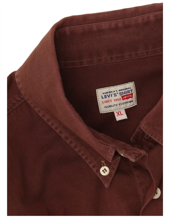 Levi's Womens Shirt XL Burgundy