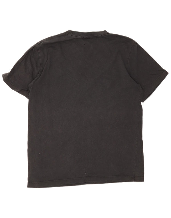 Nike Mens Graphic T-Shirt Top Medium Black Cotton