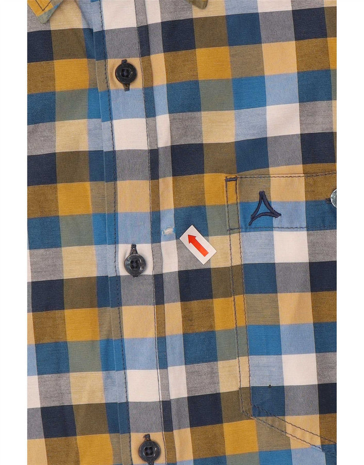Schoffel Mens Shirt Large Multicoloured Check Cotton