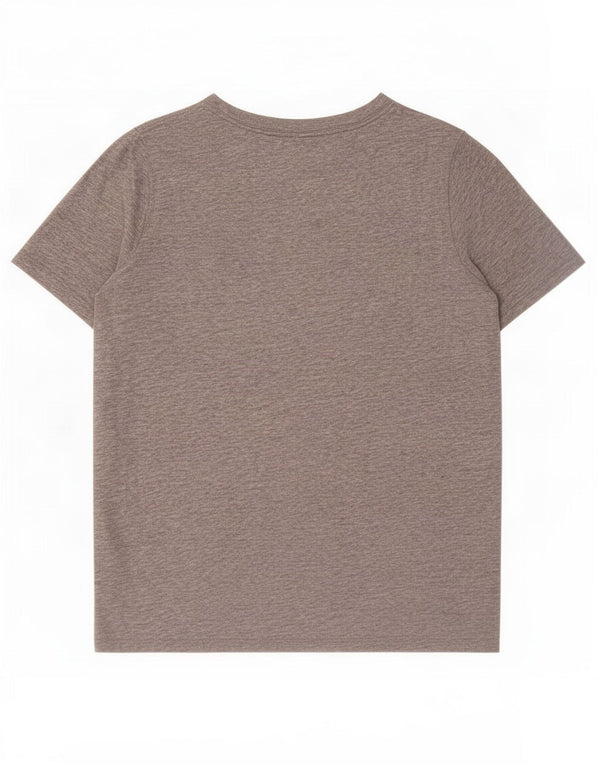 Nike Boys Dri Fit Graphic T-Shirt Top 12-13 Years Large Grey Flecked Cotton