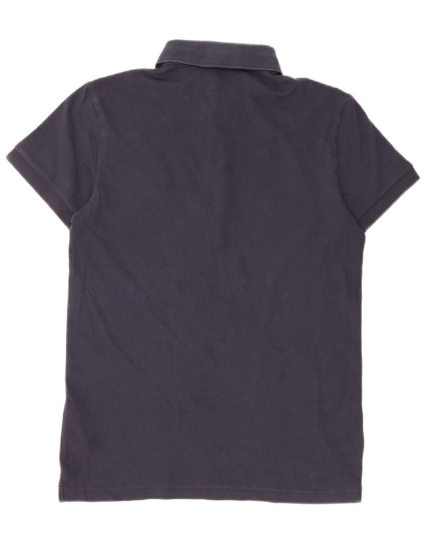 Hugo Boss Mens Slim Fit Polo Shirt Small Navy Blue Cotton