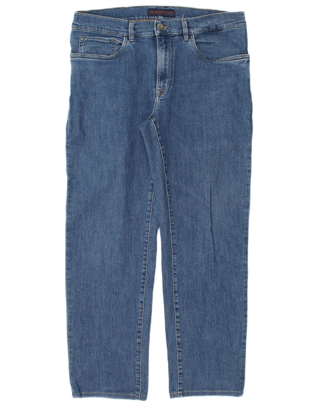 Trussardi Mens Straight Jeans W37 L28 Blue