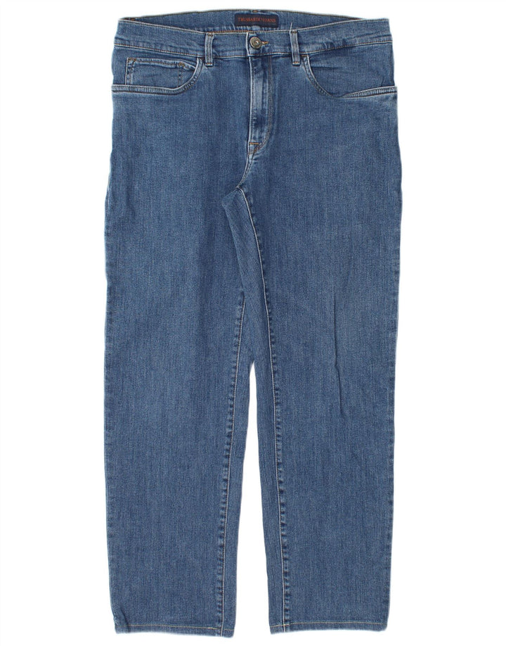 Trussardi Mens Straight Jeans W37 L28 Blue