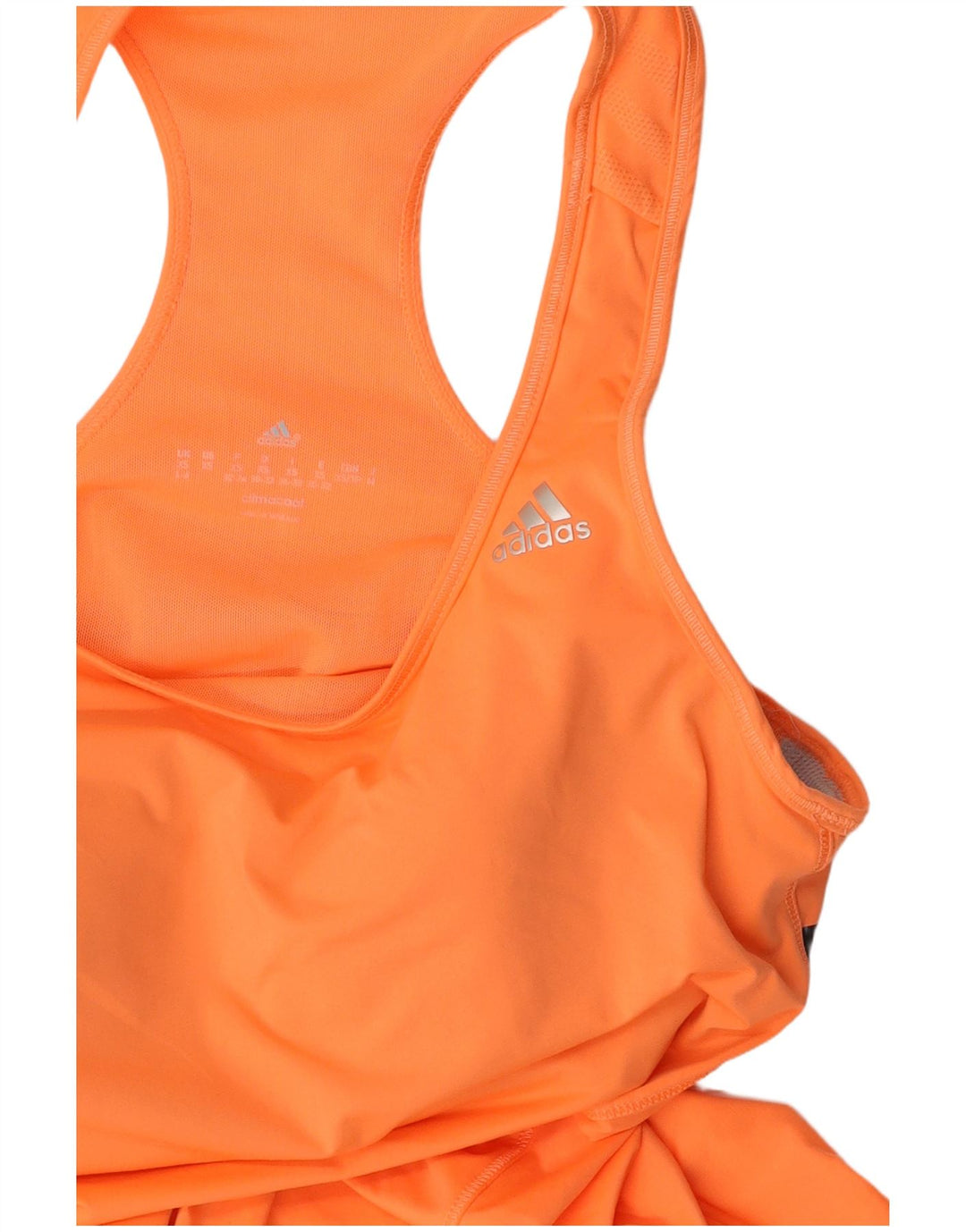 ADIDAS Womens Climacool Vest Top UK 4/6 XS Orange
