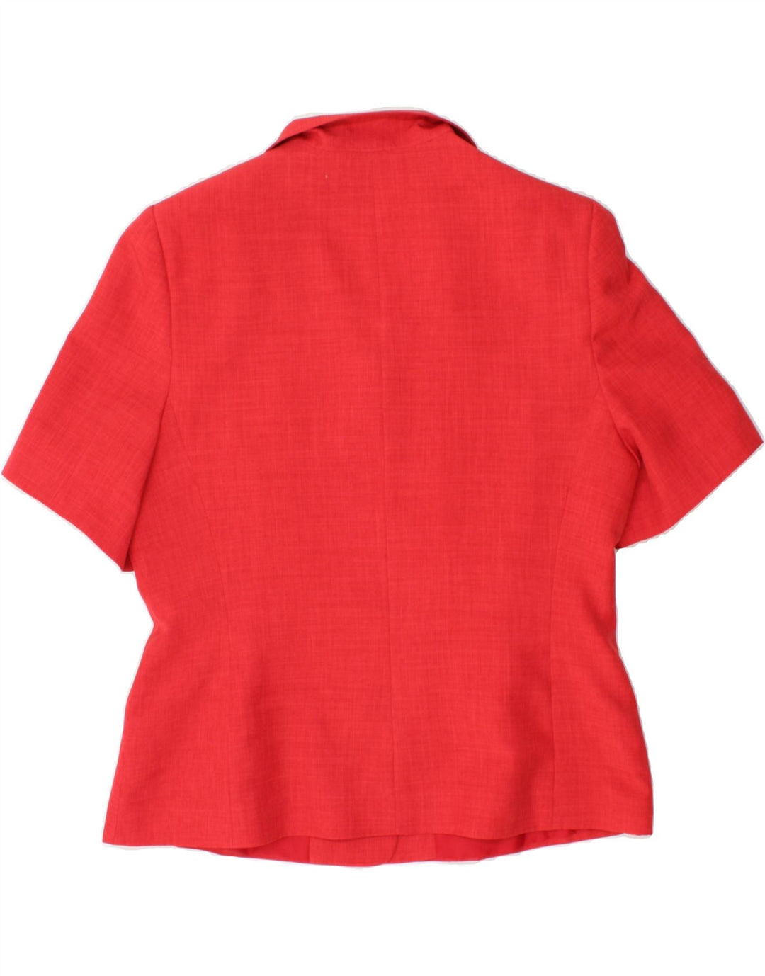 ST. BERNARD Womens Short Sleeve 4 Button Blazer Jacket UK 16 Large  Red Vintage St. Bernard and Second-Hand St. Bernard from Messina Hembry 