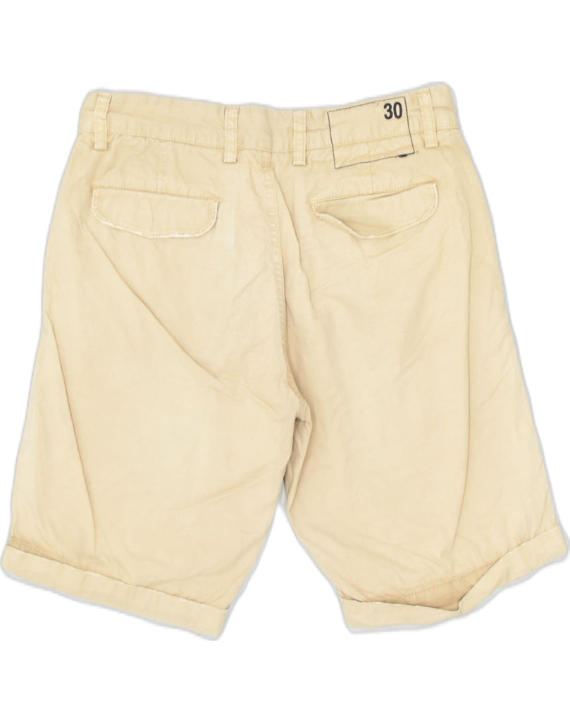 SUN68 Mens Chino Shorts Medium W30 Beige Cotton | Vintage Sun68 | Thrift | Second-Hand Sun68 | Used Clothing | Messina Hembry 