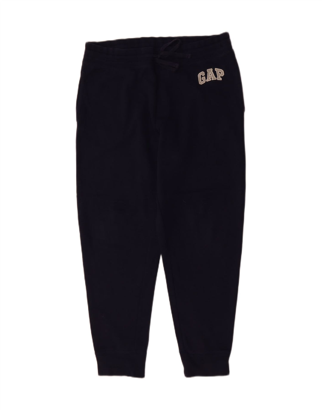 GAP Mens Graphic Tracksuit Trousers Joggers Large  Navy Blue Cotton