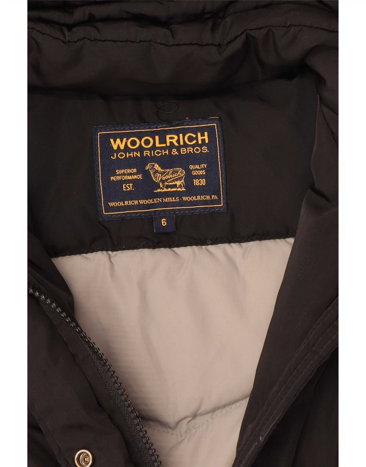 Woolrich Girls Hooded Padded Jacket 5-6 Years Black