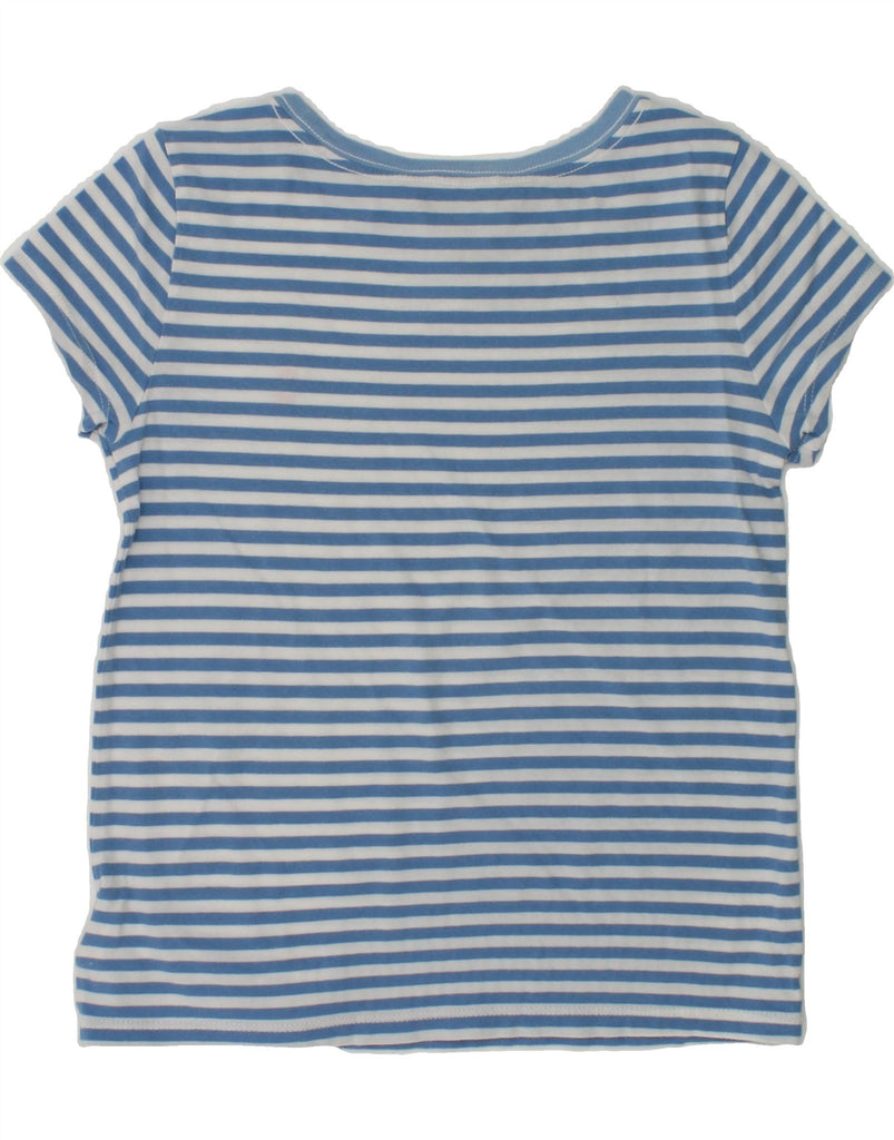 POLO RALPH LAUREN Girls T-Shirt Top 6-7 Years Small Blue Striped Cotton | Vintage Polo Ralph Lauren | Thrift | Second-Hand Polo Ralph Lauren | Used Clothing | Messina Hembry 