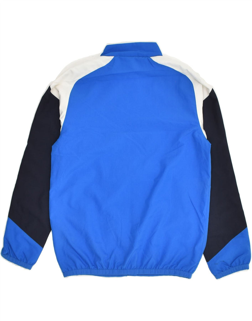 PUMA Boys Tracksuit Top Jacket 9-10 Years Blue Colourblock Polyester | Vintage Puma | Thrift | Second-Hand Puma | Used Clothing | Messina Hembry 