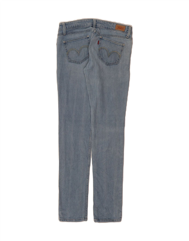 LEVI'S Womens 524 Super Low Skinny Jeans US 3 Small W28 L31 Blue Cotton Vintage Levi's and Second-Hand Levi's from Messina Hembry 