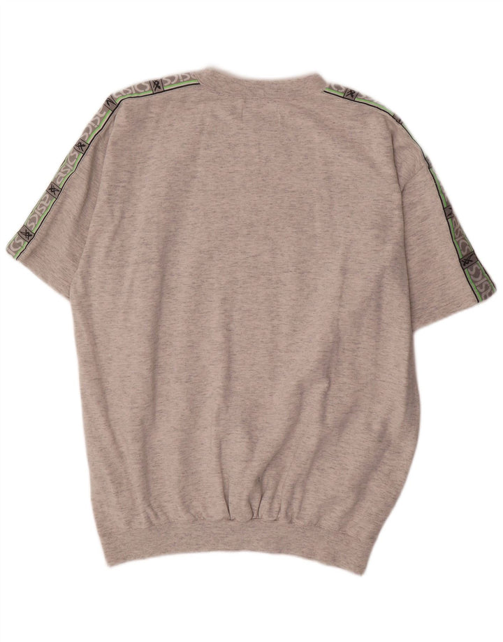 ASICS Mens Graphic T-Shirt Top XL Grey