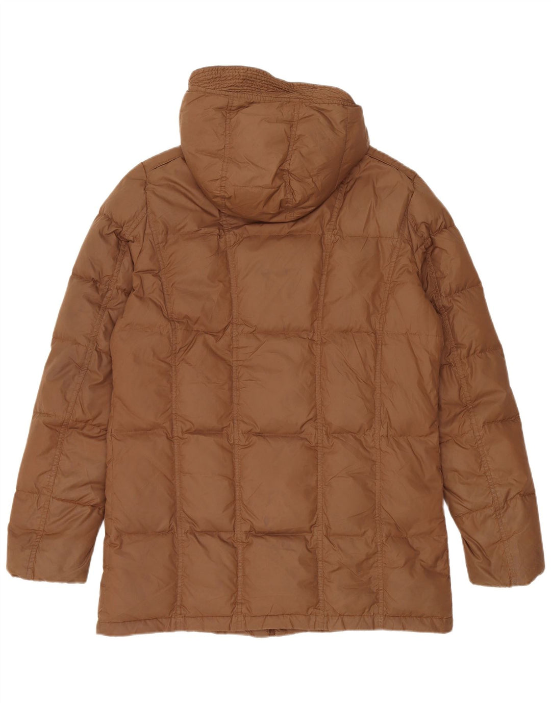Harmont & Blaine Mens Hooded Padded Jacket UK 38 Medium Brown