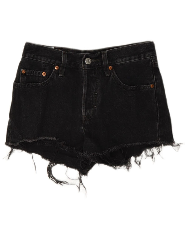 Levi's Womens 501 Denim Shorts W24 XS Grey Cotton