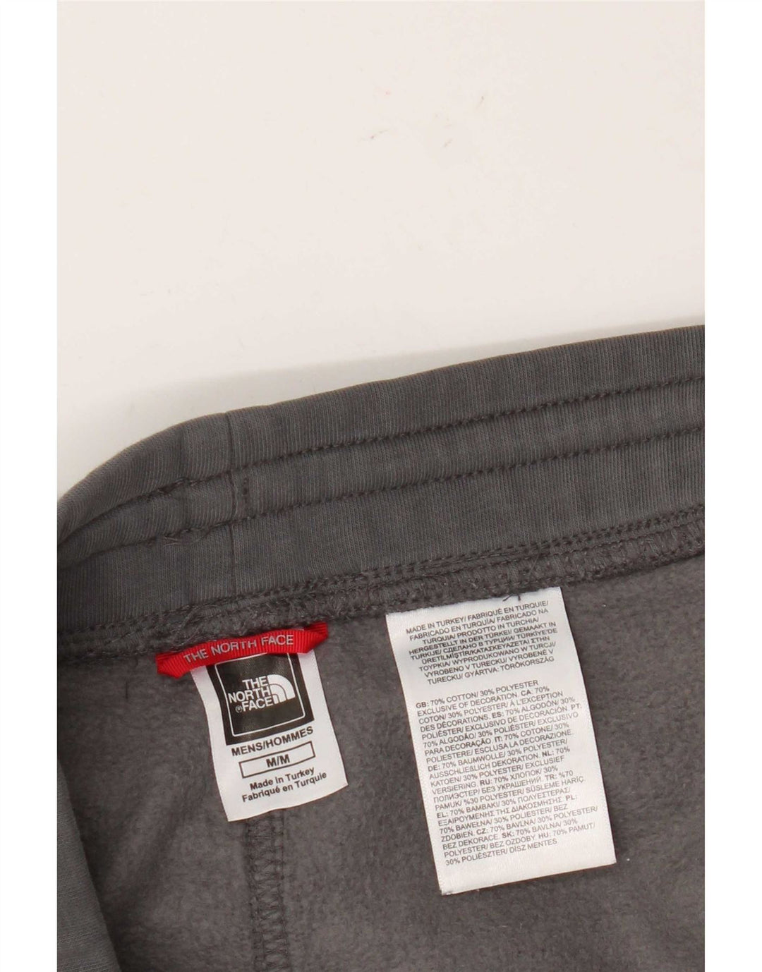 The North Face Mens Tracksuit Trousers Joggers Medium  Grey Cotton