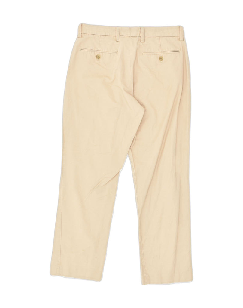 J. CREW Womens Straight Chino Trousers W30 L27  Beige Cotton | Vintage J. Crew | Thrift | Second-Hand J. Crew | Used Clothing | Messina Hembry 