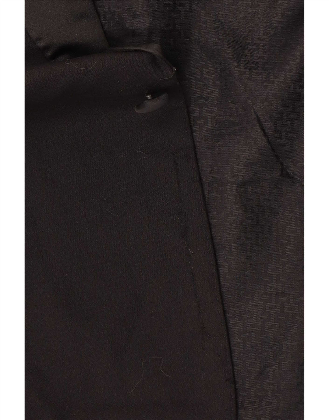 Marks & Spencer Mens 1 Button Blazer Jacket UK 46 XL Black New Wool
