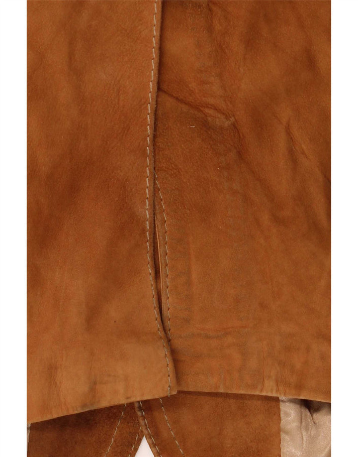 Vintage Mens 3 Button Suede Blazer Jacket UK 40 Large Beige