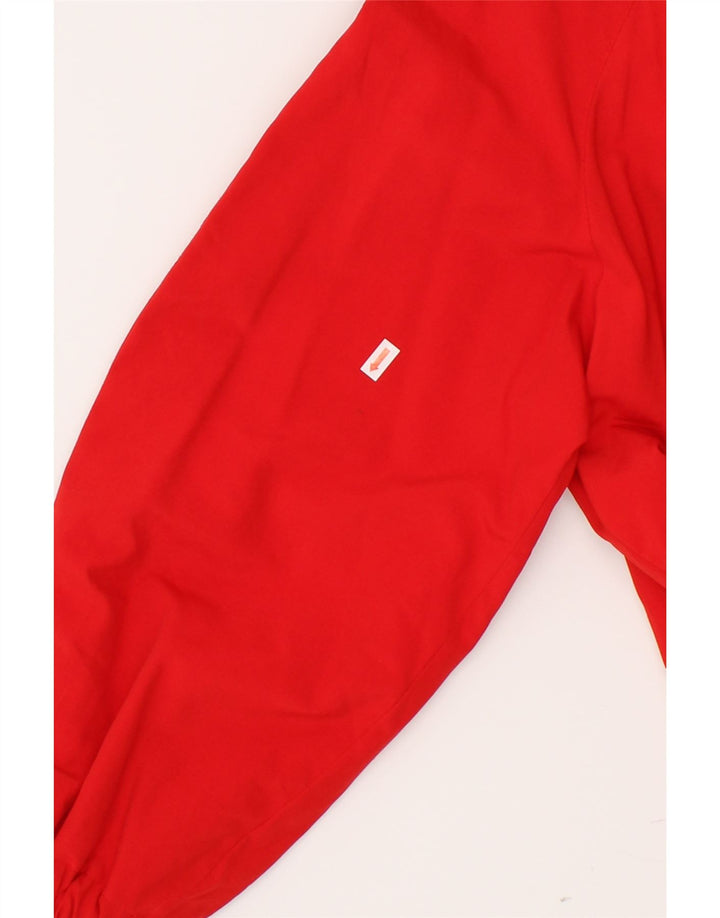 VINTAGE Womens Oversized Overcoat UK 14 Medium Red Vintage Vintage and Second-Hand Vintage from Messina Hembry 