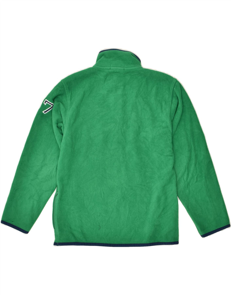 POLO RALPH LAUREN Boys Zip Neck Fleece Jumper 12-13 Years Medium Green | Vintage Polo Ralph Lauren | Thrift | Second-Hand Polo Ralph Lauren | Used Clothing | Messina Hembry 