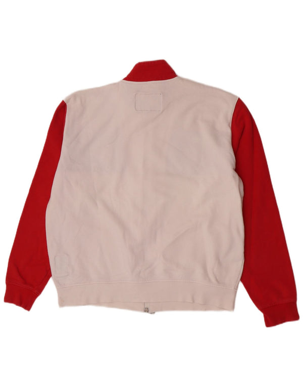 U.S. Polo Assn. Mens Tracksuit Top Jacket 4XL White Colourblock Cotton