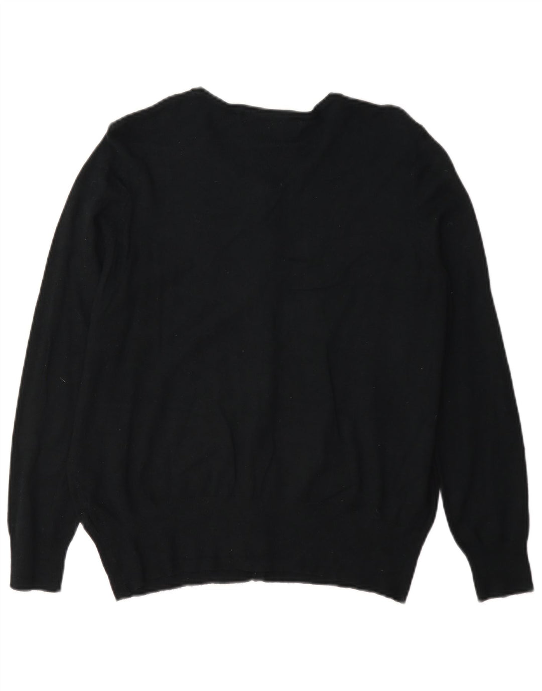 Marks & Spencer Womens Cardigan Sweater UK 16 Large Black Viscose