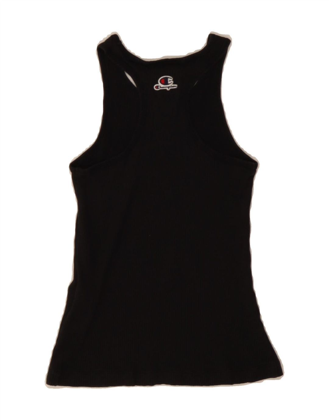 CHAMPION Girls Vest Top 7-8 Years Small  Black Cotton Vintage Champion and Second-Hand Champion from Messina Hembry 