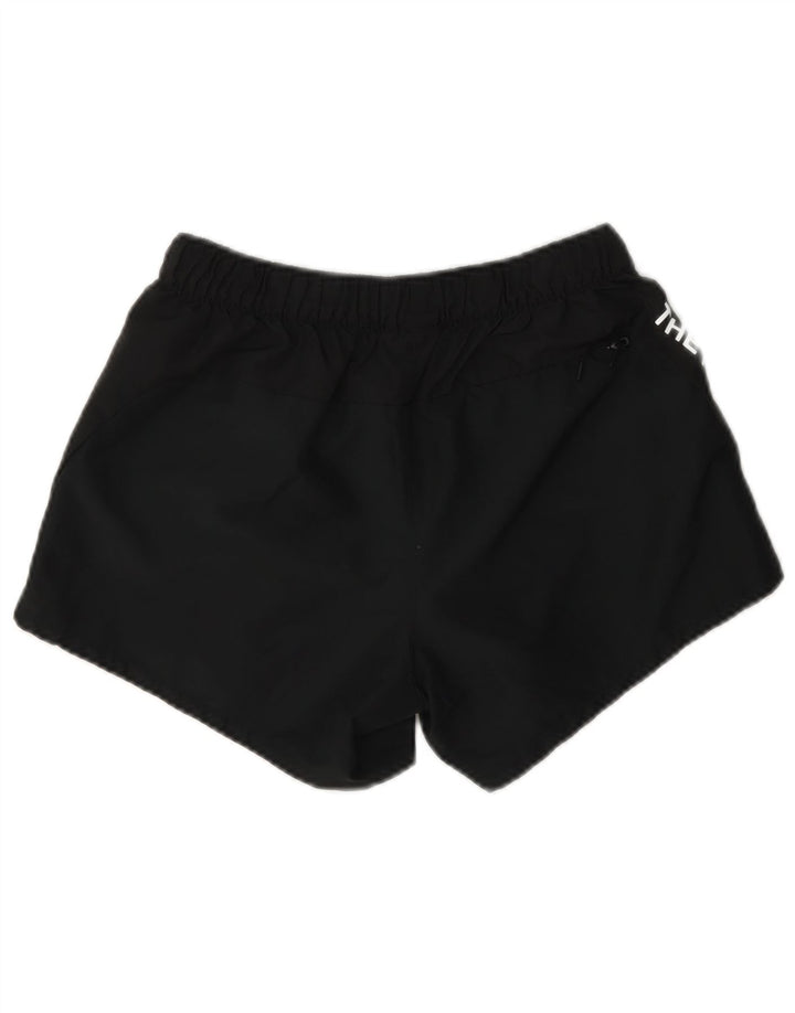 The North Face Womens Graphic Sport Shorts UK 10 Small Black Polyester
