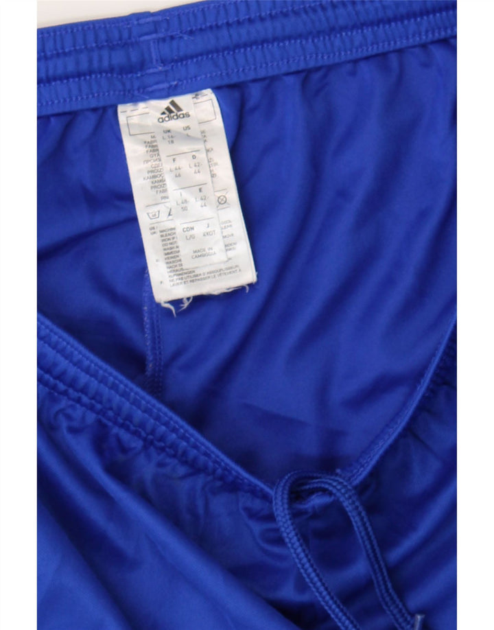 ADIDAS Mens Sport Shorts UK 16/18 Large  Blue Polyester Vintage Adidas and Second-Hand Adidas from Messina Hembry 