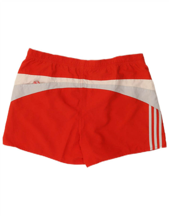 Adidas Mens Sport Shorts Large Red Colourblock